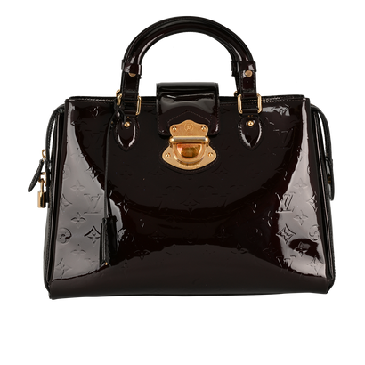 Melrose Avenue, &pound;650, Handbags, Burgundy, Patent Leather, Front view